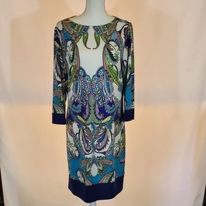 Woman's Donna Morgan Paisley Dress sz 14 NWOT